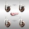 Service Caster 4 Inch 316SS High Temp Glass Filled Nylon 10mm Stem Caster Lock Brake, 2PK SS316TSTTL20S414-GFNSHT-M1015-2-S2 - alternate 6